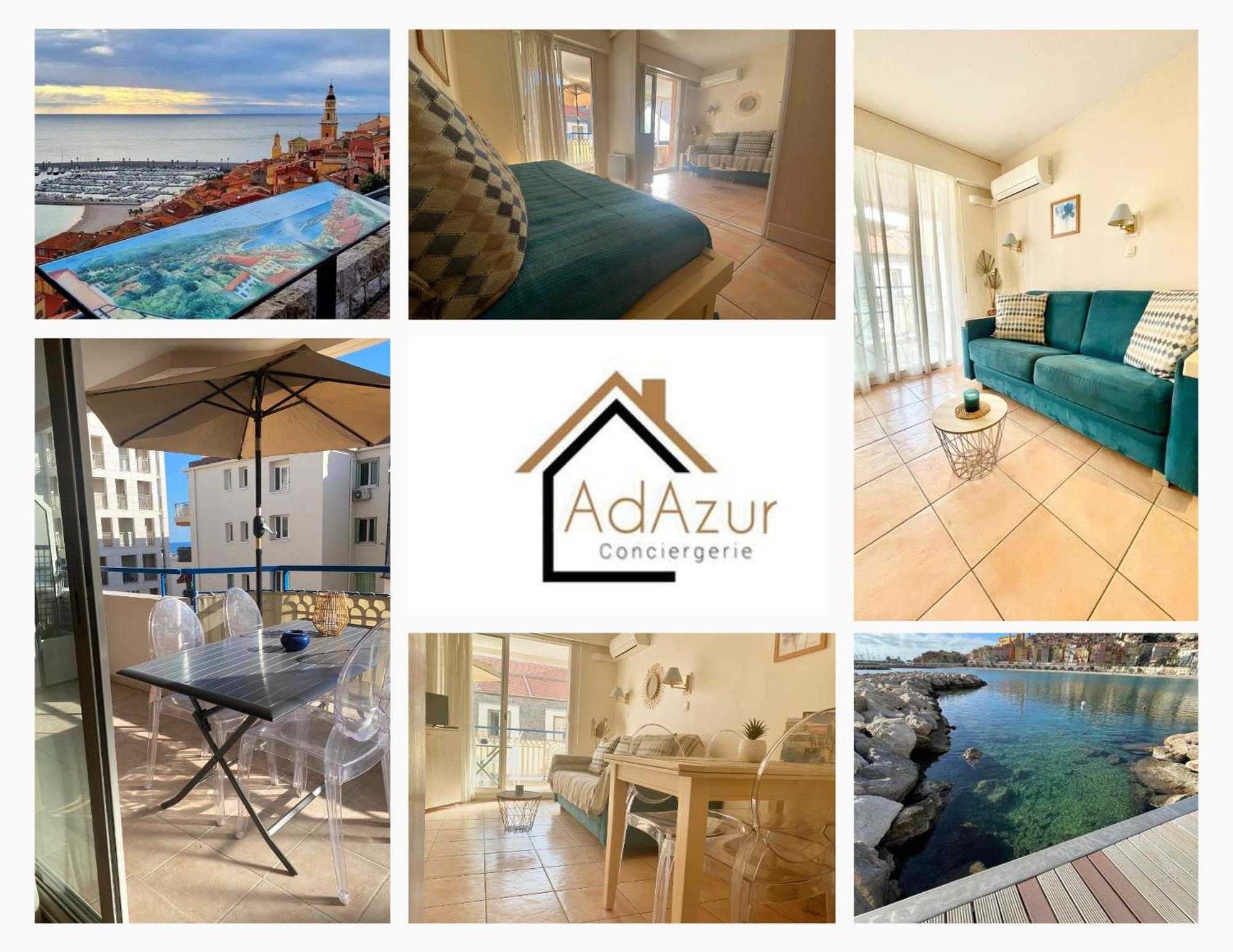 Les Rivages 2P Terrasse Parking Apartment Menton Ngoại thất bức ảnh